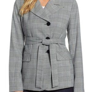 Halogen(R) Belted Plaid Blazer NWT